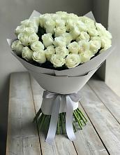 Букет 35 Белых роз в Марьяновке