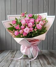 Букет Розовый кустик в Марьяновке