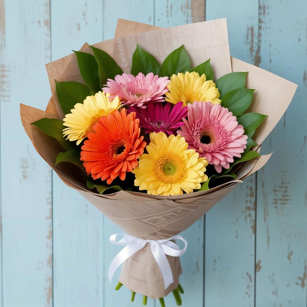 Букет цветов из: Герберы в Марьяновке