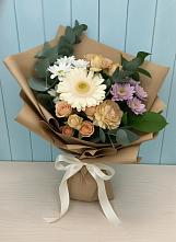 Букет цветов из:  Герберы и Хризантемы в Марьяновке