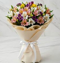 Букет цветов из:  Альстромерии #REPLACE_PRED# Марьяновке