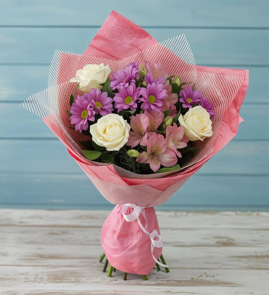 Букет цветов из: Герберы в Марьяновке